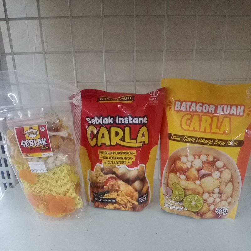 

Seblak Mie & Batagor Kuah Instant