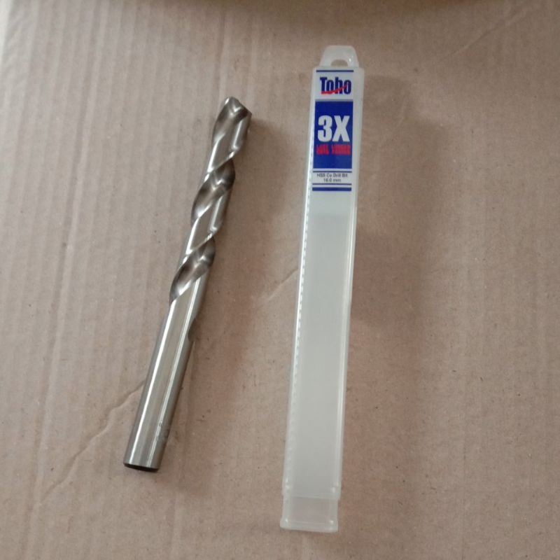 Mata Bor Stenlis | Mata Bor Toho 16mm | Mata Bor Besi Hss Co Drill Bit 16.0mm Toho