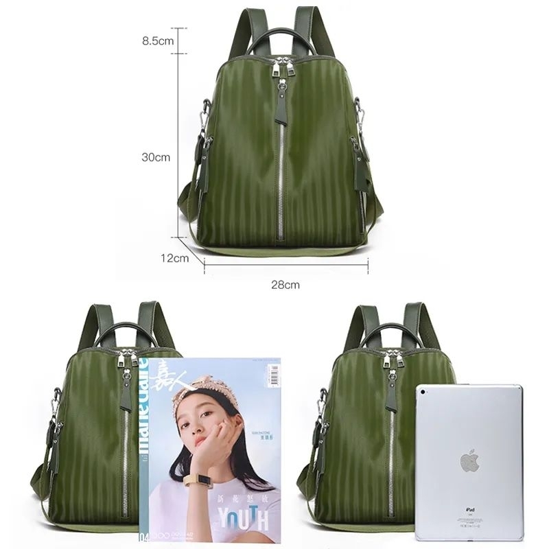 COD√ Multifungsi selempang tas Ransel berkualitas baik Wanita Backpack Shoulder bag IMPORT 501