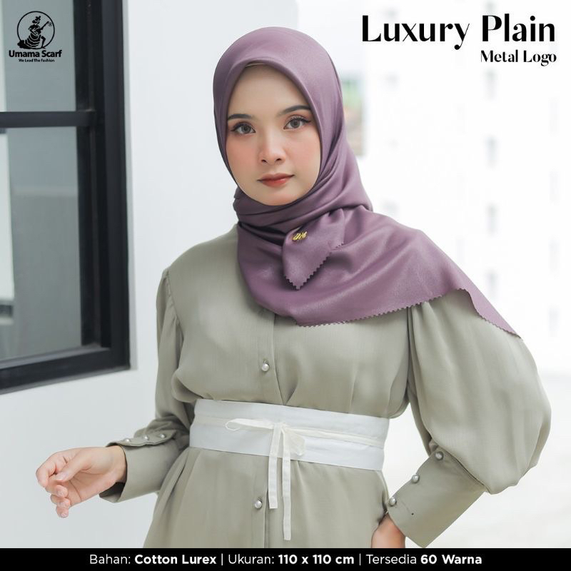 SEGIEMPAT LUXURY PLAIN ICON METAL LOGO UMAMA