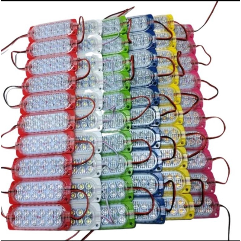 Lampu Variasi Kolong LED 6 mata 12 Mata Lampu Box Atau Sein 12v dan 24v