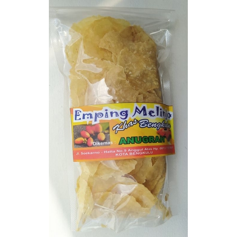 Emping Melinjo Mentah Khas Bengkulu Anugrah / Oleh2 Souvenir Buah Tangan Makanan Snack Cemilan Camil