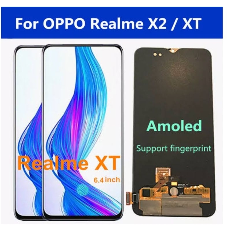 LCD FULL SET REALME XT ORI ON FINGGERPRINT
