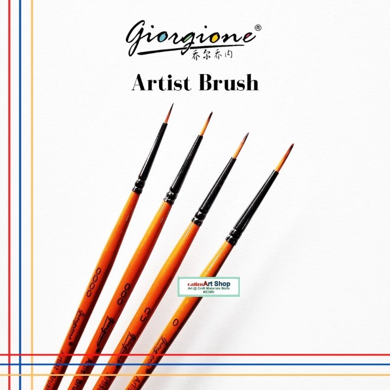 Giorgione Artist Brush Round / Kuas Detail