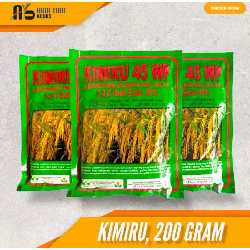 HERBISIDA KIMIRU 45 WP 200 gram Herbisida Sistemik Purna Tumbuh