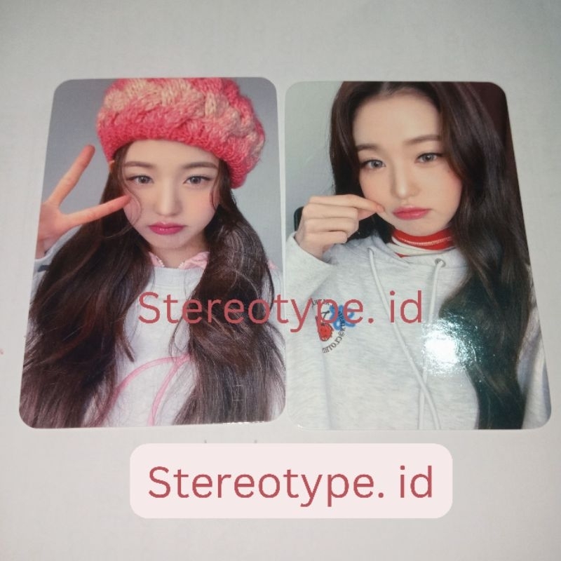 PC IVE WONYOUNG KIRSH CUPI BERET PINCH CHEEK WONY