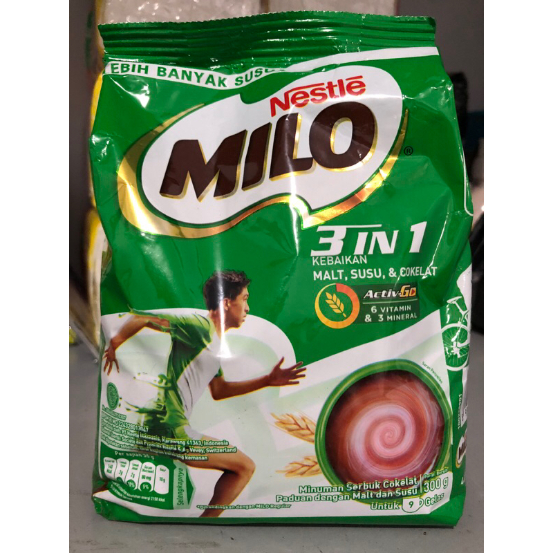 Milo 3in1 300gr murah