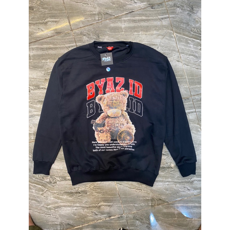 [OVERSIZE] CREWNECK BYAZ Bear Chain Original