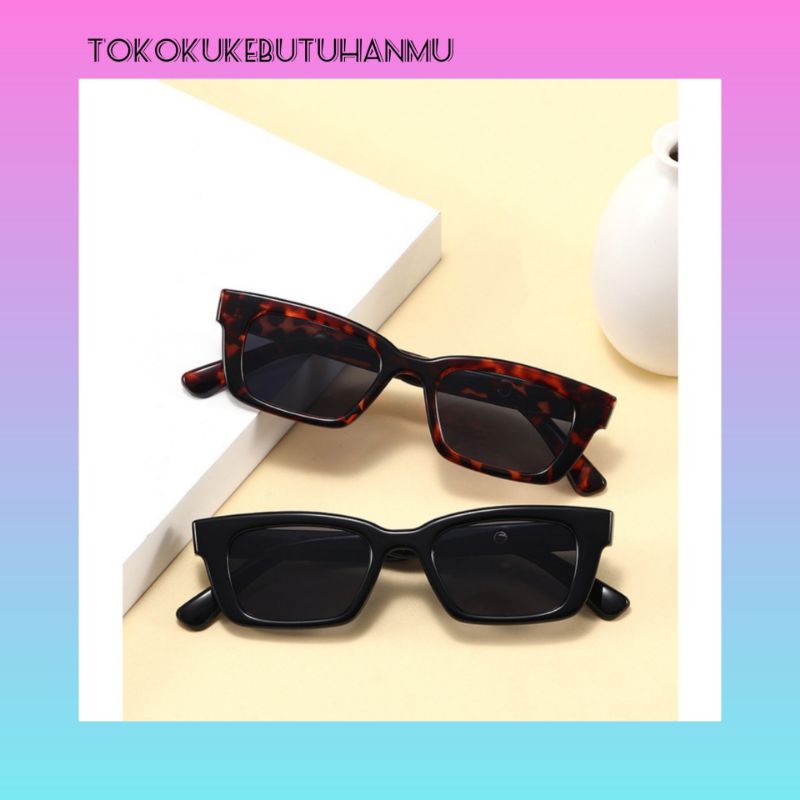 kacamata retro kacamata sunglasses kacamata Korean wanita pria kacamata hitam kacamata Jennie blackpink