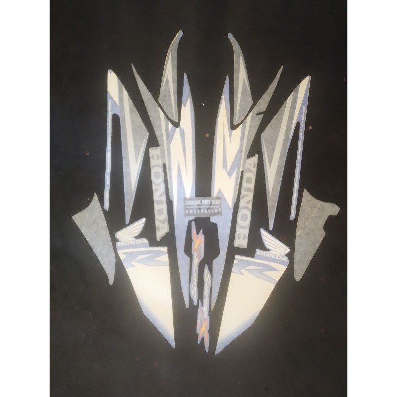 striping stiker sticker supra x 125 2007 ori nos
