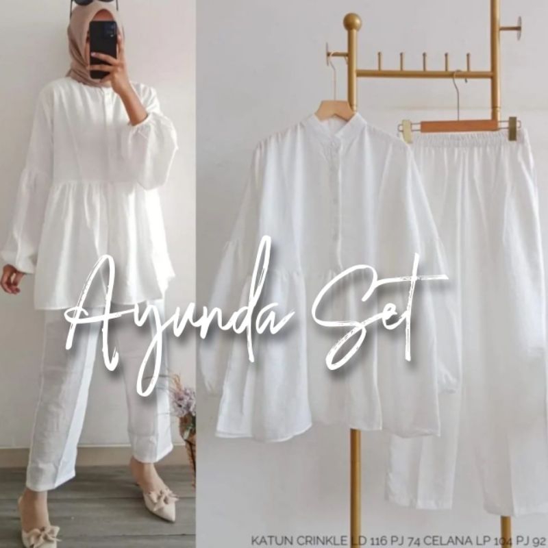 AYUNDA SETELAN BAJU WANITA TERBARU