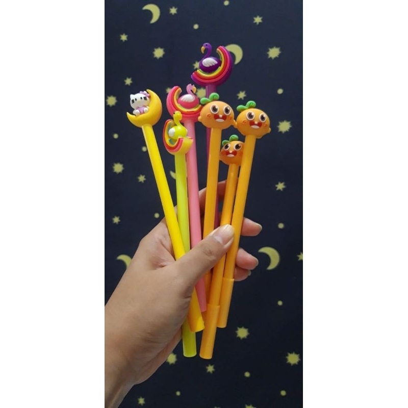 

pulpen gel karakter