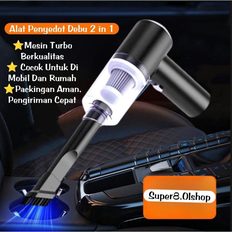 ALAT VACUUM CLEANER/PENYEDOT DEBU WIRELESS PORTABEL MINI-VAKUUM⭐ Super8.olshop