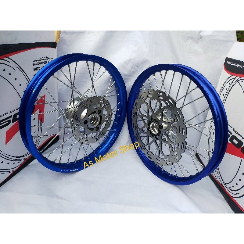 velg set rossi 140 - 160 ring 17 tromol set satria fu150 free cakram depan belakang Sonic150r