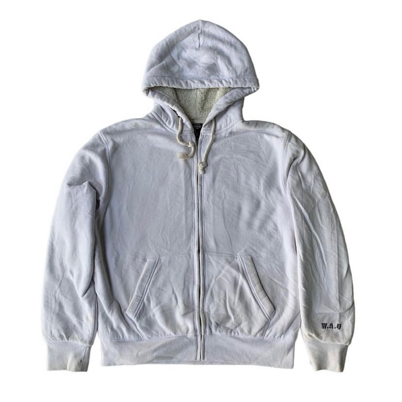 Jaket Zip Hoodie Sherpa Who Au