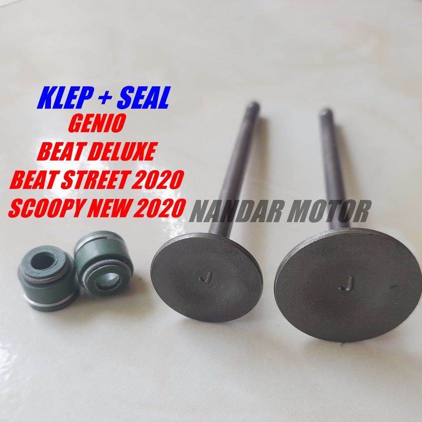 KLEP GENIO PLUS SEAL KLEP BEAT DELUXE SCOOPY 2020 BEAT NEW 2020