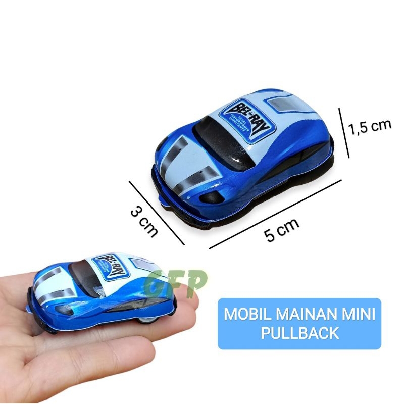 1 PCS - Mainan Mobil-Mobilan Sport Mini Pull Back - Miniatur Mobil