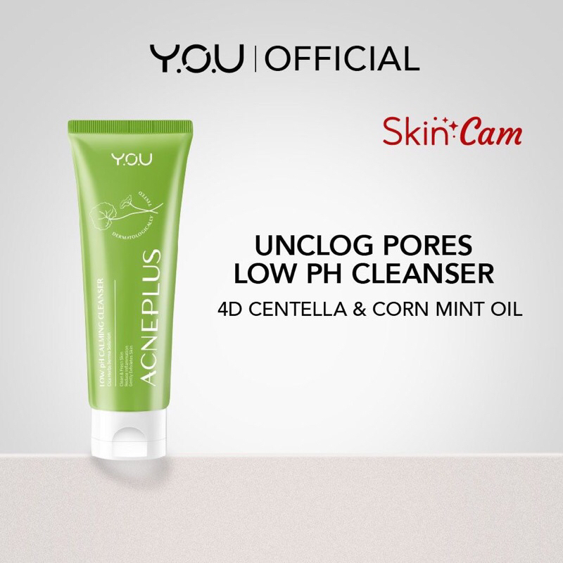 YOU ACNEPLUS LOW PH CALMING CLEANSER / YOU PEMBERSIH WAJAH JERAWAT