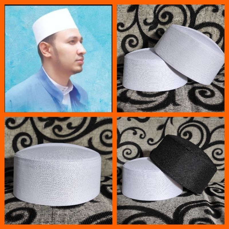 Peci Kalbut Putih Habaib Dan Kyai dan Muslimin