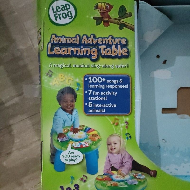 [preloved] Leap Frog Animal Learning Table untuk usia 6-36 bulan | Mainan bayi anak balita ada suara musik lagu