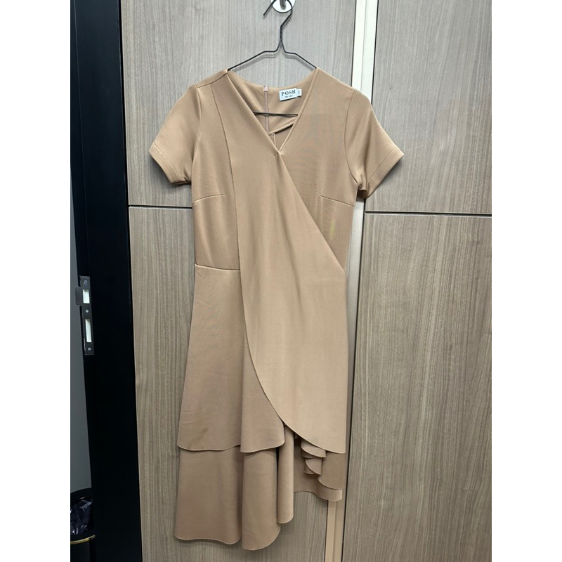 preloved posh the label dress brown