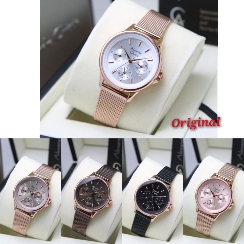 Ac 2A38 Alexandre Christie 2A38 Jam Tangan Alexander Christie Wanita