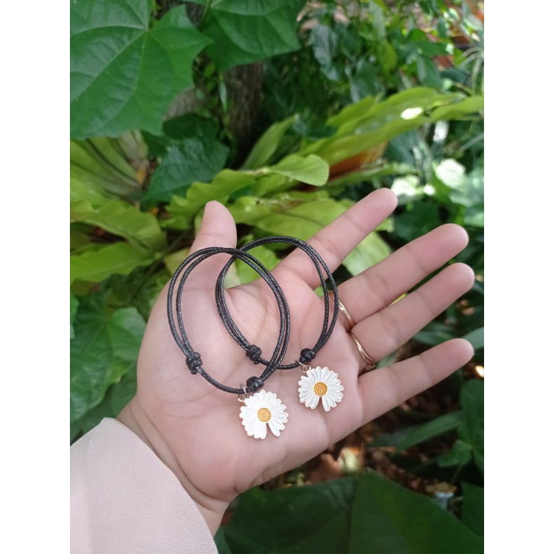 2pcs GELANG TAli PERSAHABATAN DAISY MATAHARI