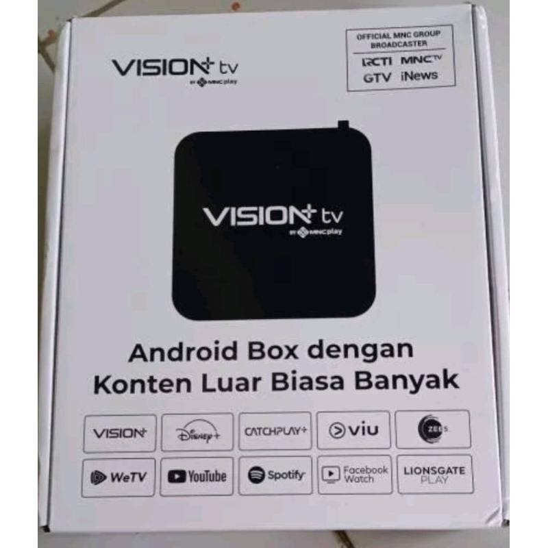 Vision + TV Android TV Box MNC Play Baru 1 Bulan Pakai