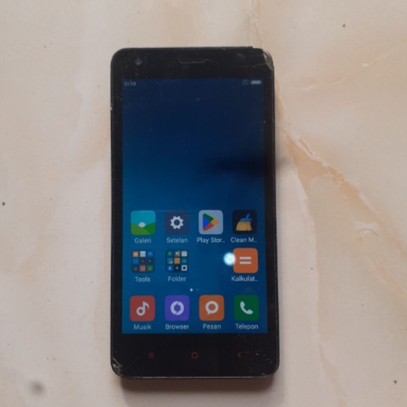 mesin xiomi redmi2 normal minus tc pecah