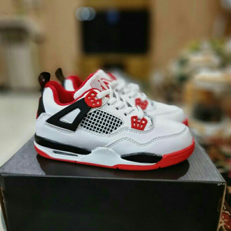 SEPATU SNEAKERS ANAK LAKI DAN PEREMPUAN JORDAN 4 RETRO PREMIUM IMPORT HIGH QUALITY