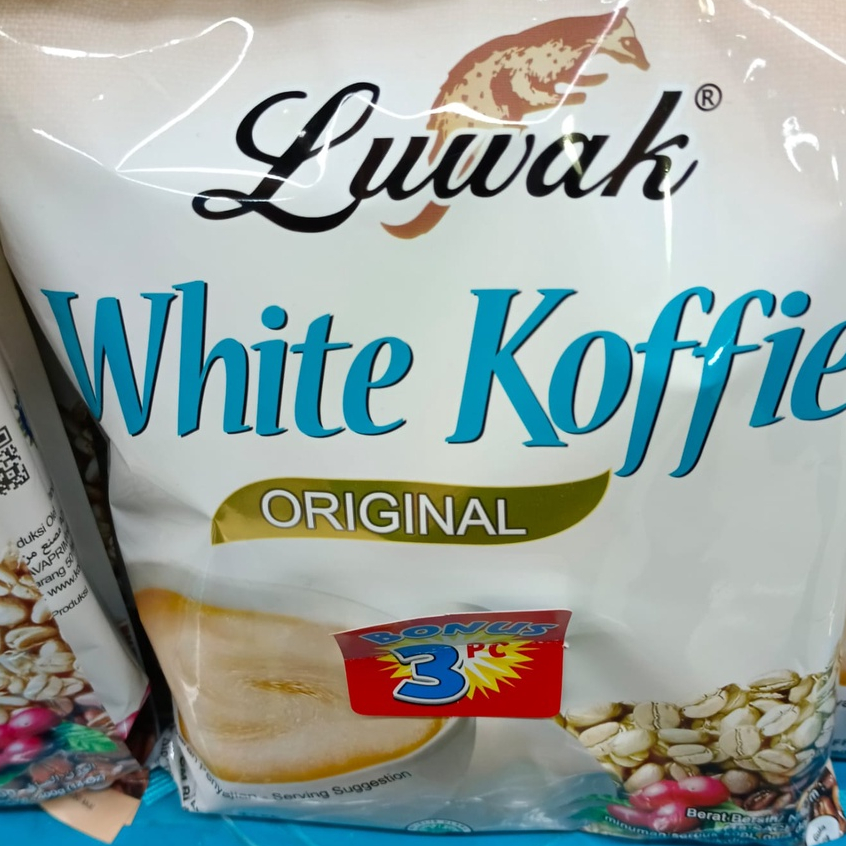 

Luwak White Koffie Bag isi 18pcs Coffee Kopi Minuman