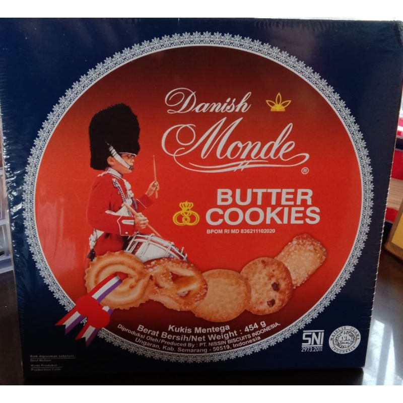 

Monde butter cookies 454gr kaleng kecil