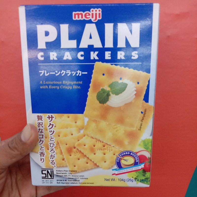 

meiji plain cracker 104gr