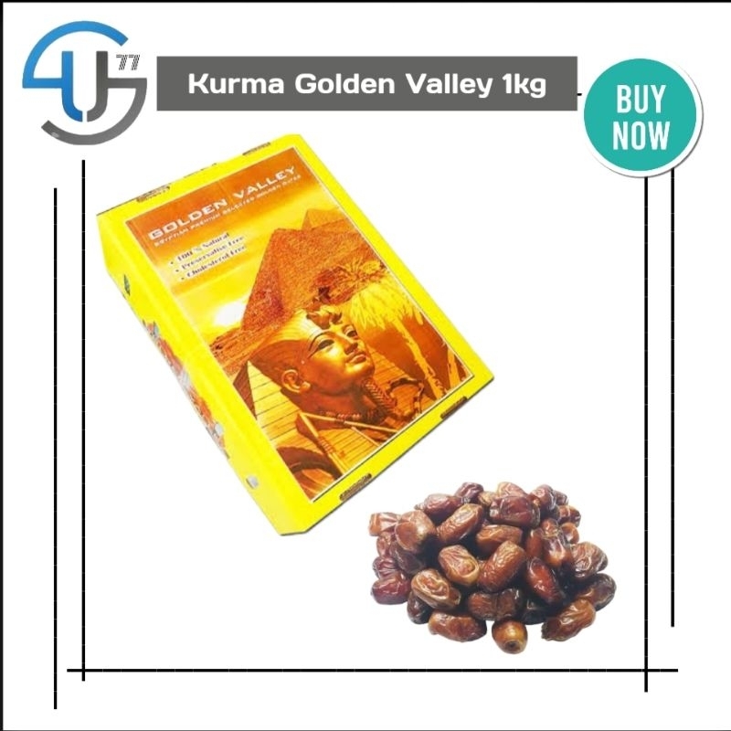 Kurma Golden Valley Kurma Manis Mesir 1kg By Toko Haji Usman