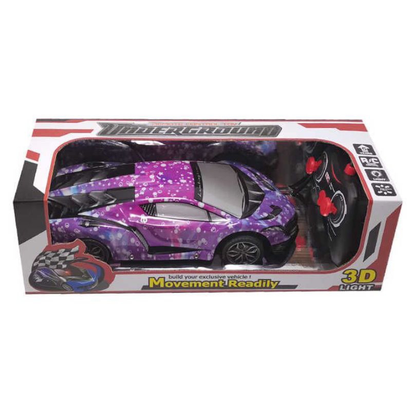 Mainan RC sportcar 3d light mainan-mobil remote-control MOVEMENT READILY 374-2L