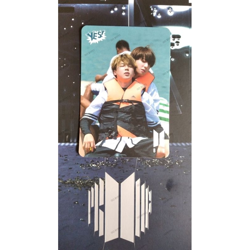 [READY STOK] PHOTOCARD YES CARS JIMIN JUNGKOOK  JIKOOK  JM JK  OFFICIAL ORIGINAL MERCH OF BTS  BTS J