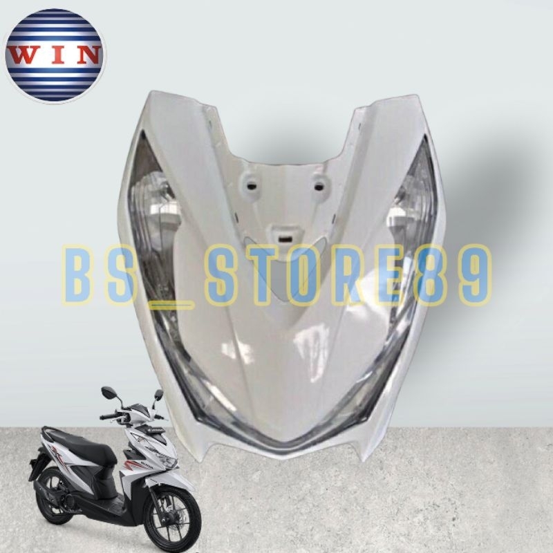 TAMENG DEPAN FULL SET HONDA BEAT NEW LED DELUXE K1A  2020 2021 2022 2023 |  PANEL DEPAN FULSET HONDA BEAT NEW K1A | COVER LAMPU DEPAN HONDA BEAT K1A 2020 2021 2023 2022 | WIN