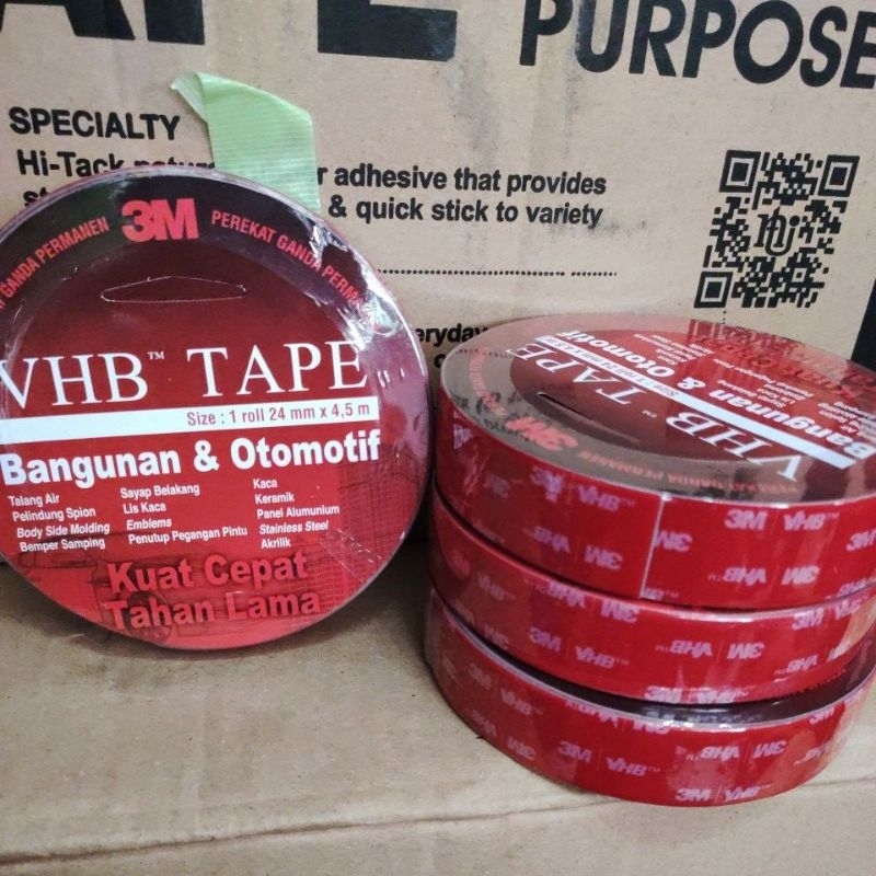 Double Tape 3M VHB Size 1 Roll 24 mm x 4,5 mm