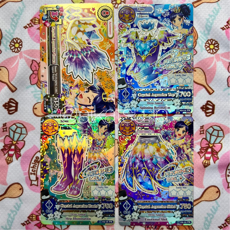 Kartu Aikatsu Premium Crystal Aquarius Set