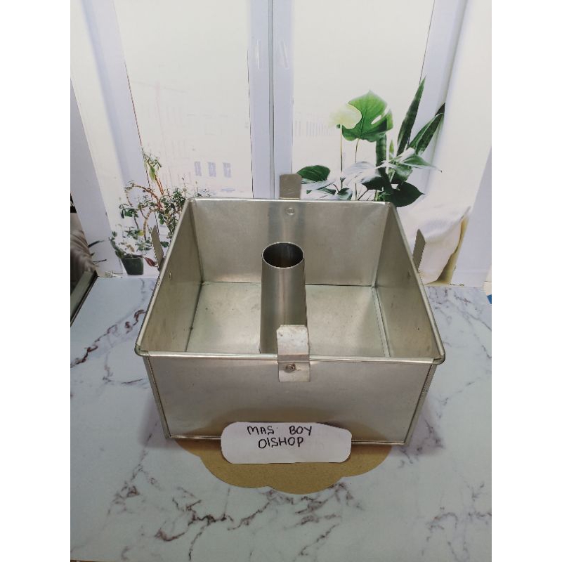 Loyang Cetakan Kue Chiffon Kotak Bongkar Pasang / Diameter 20 cm