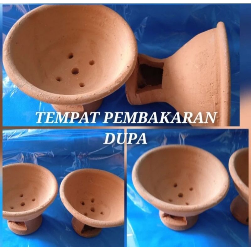 Anglo Tanah Liat Tempat Bakar Dupa dan Menyan