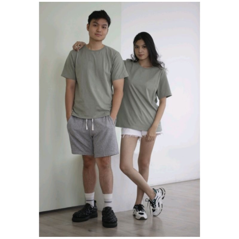 Zion Basic Kaos Polos Cotton Combed 24s - Sage Green