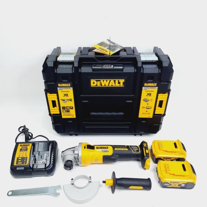 Mesin Gurinda / Gerinda Cordless Brushless 4" DEWALT DCG 405 P2