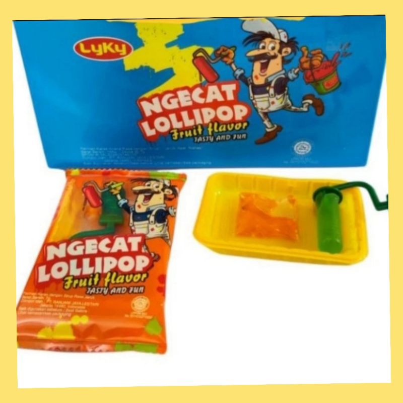 

Permen Ngecat Lolipop/Permen Bentuk Roll Cat Lolipop 24 Pcs/Pak