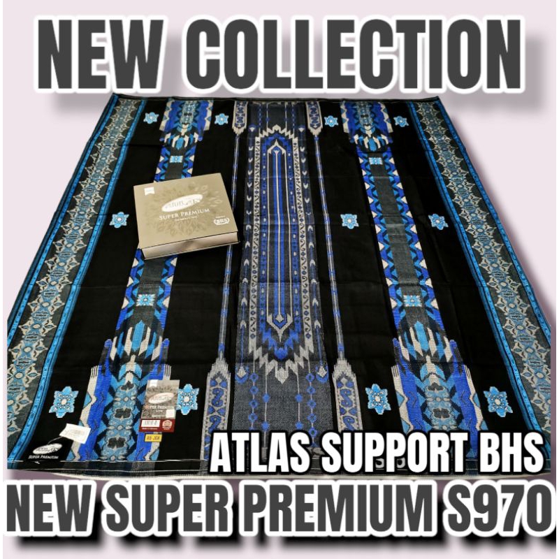 Sarung Atlas Super Premium S955 Original Support BHS Silver Quality