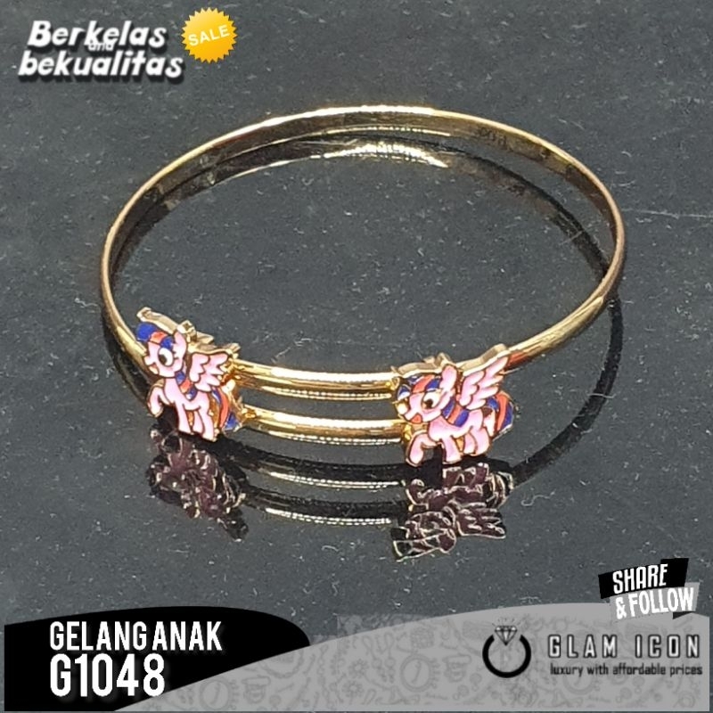 Gelang anak bangle motif karakter pegasus pinky G1048