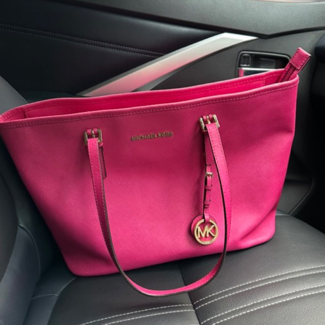 (Preloved) MK - MICHAEL KORS TZ Tote Bag Raspberry