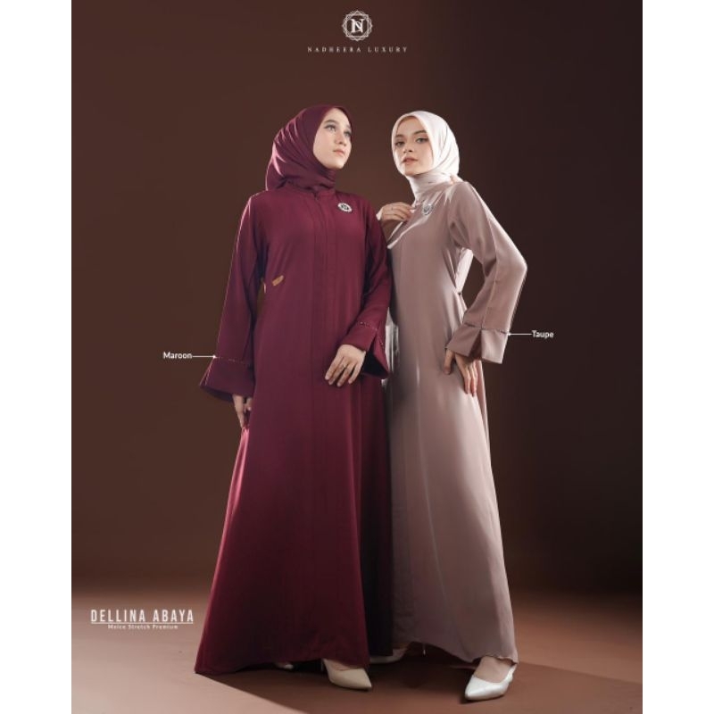 Dellina Abaya Nadheera Special Price Gamis Nadheera Promo