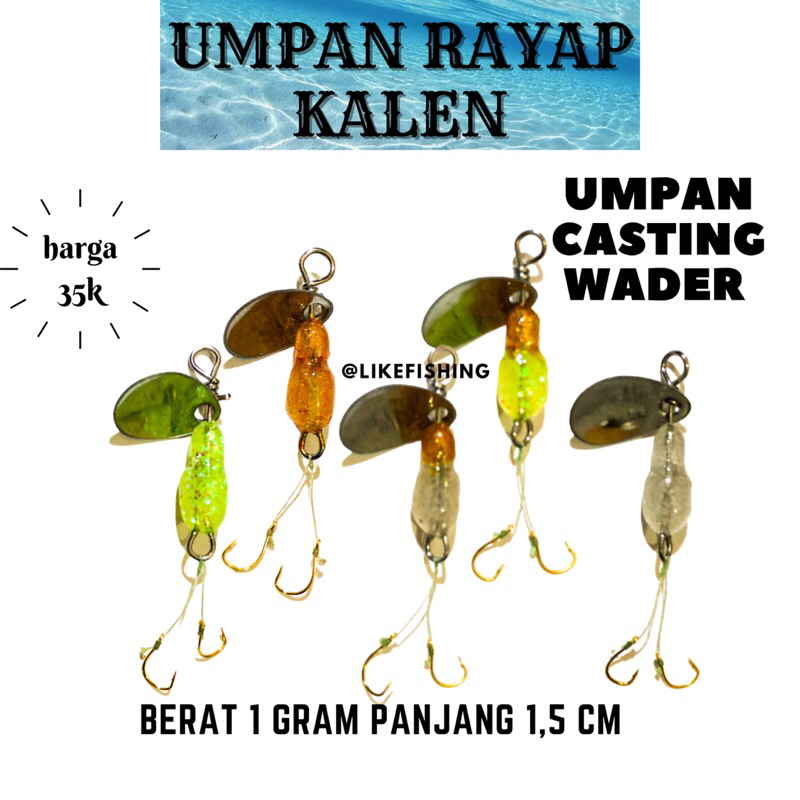 UMPAN CASTING RAYAP KALEN