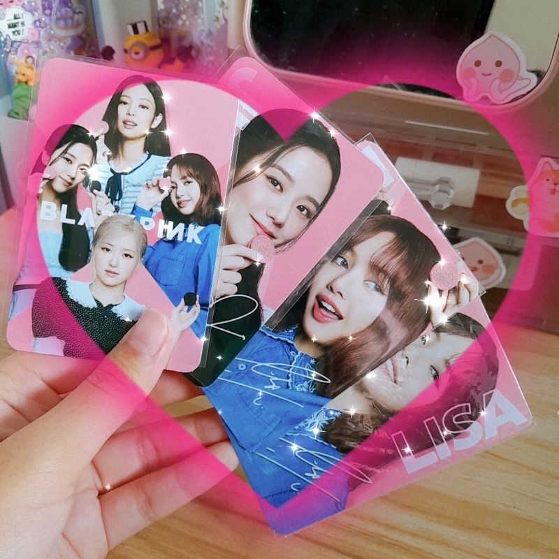 blackpink oreo photocard official jisoo lisa group